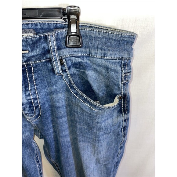 BKE Carter Women’s Bootleg Jeans Sz 32x30 Blue Streetwear Western Cowgirl Rodeo - Picture 4 of 12